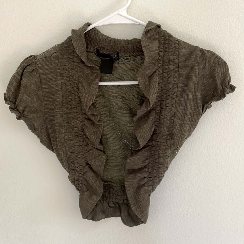 camo green Shrug - Picture 1 of 2